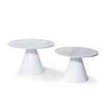 vovvahome Luna Yan Sehpa - Beyaz