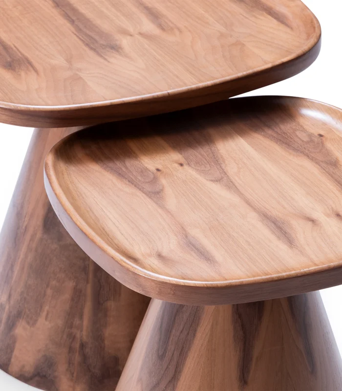 vovvahome Serenity Orta ve Yan Sehpa Takımı - Dark - Görsel 7