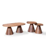 vovvahome Serenity Orta ve Yan Sehpa Takımı - Dark