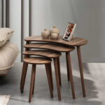 vovvahome Moon 4lü Zigon Sehpa - Ceviz