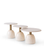 vovvahome Marrion 3lü Orta Sehpa Takımı - Bej - Görsel 4