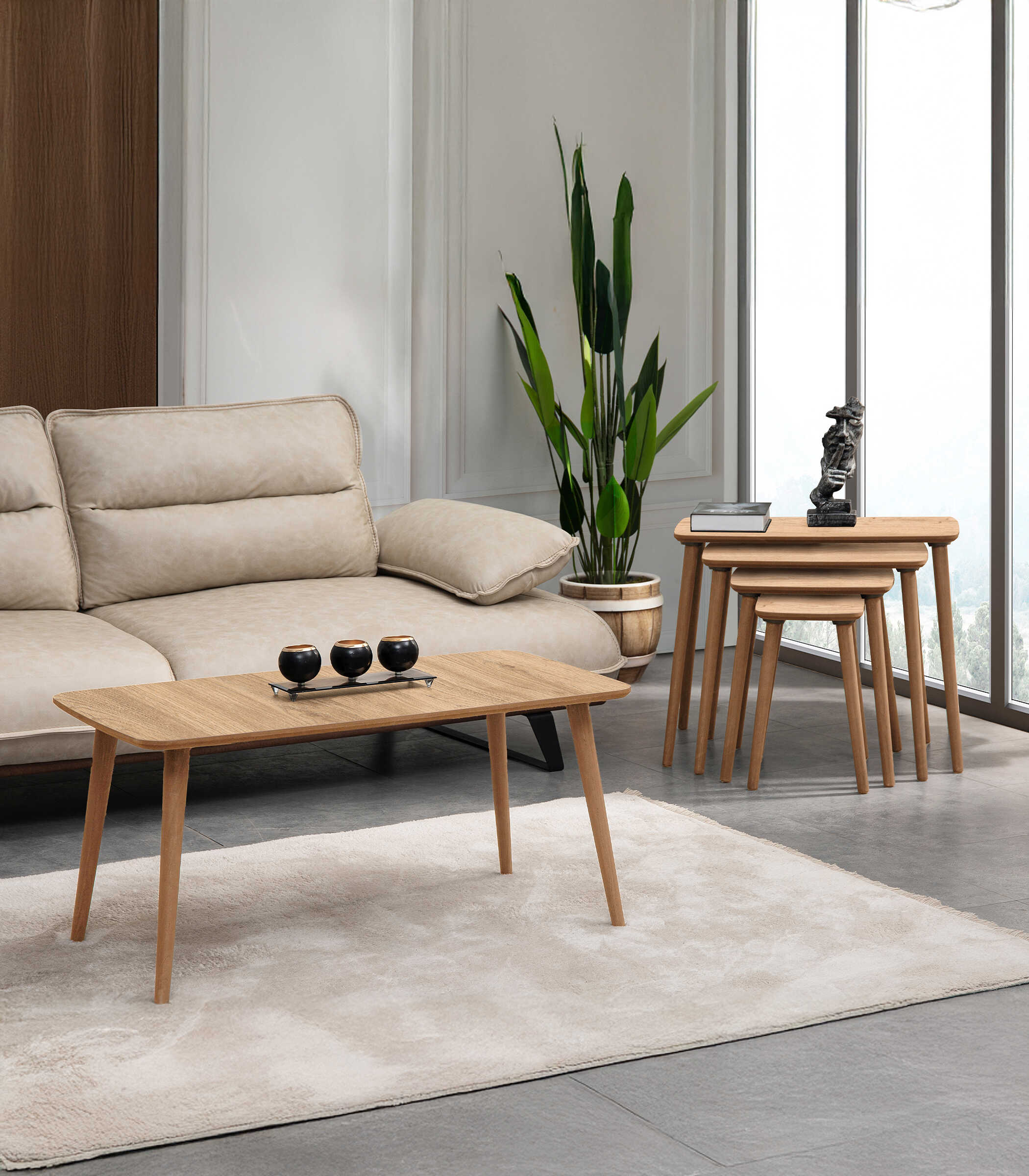 site_0006_Üretken-dolgu-2_optimized vovvahome Luci 4lü Zigon ve Orta Sehpa Takımı - Meşe - Görsel 1